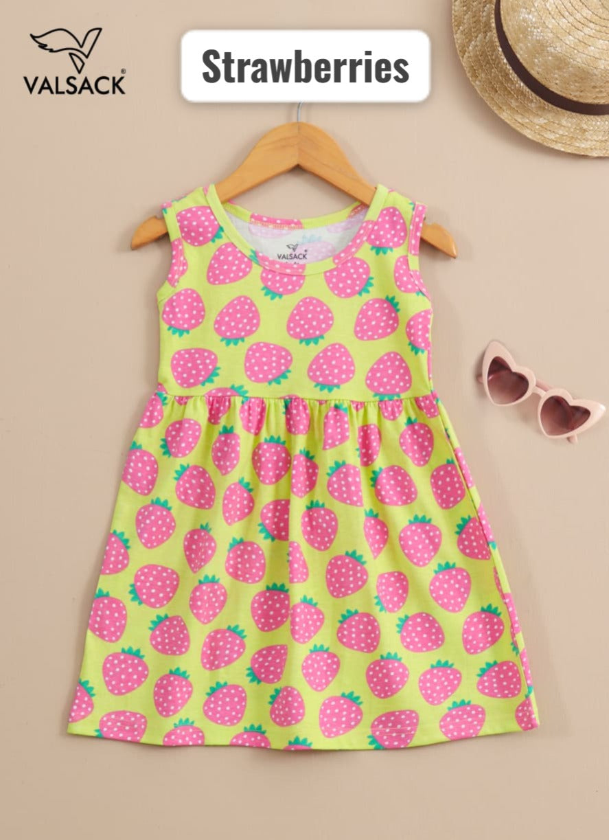 Pure Cotton Frocks for 2-6yrs Girls | Super soft and comfortable fabric