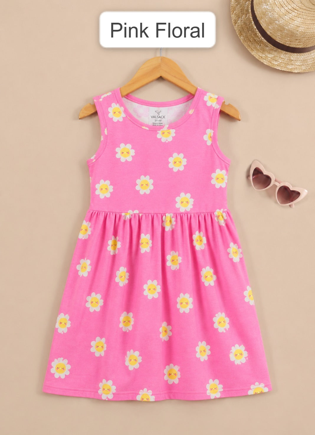 Pure Cotton Frocks for 2-6yrs Girls | Super soft and comfortable fabric