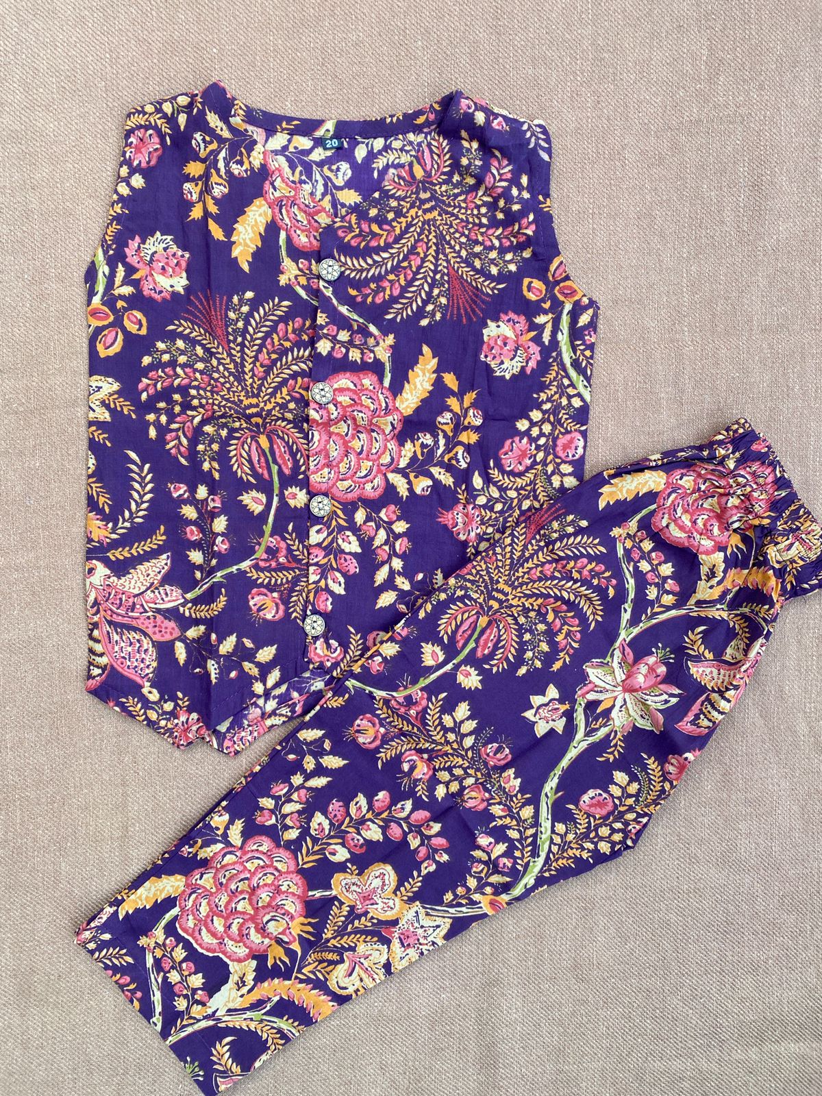 Indo Western Sleeveless Coords | 2yr to 9yrs | Trendy Outfits