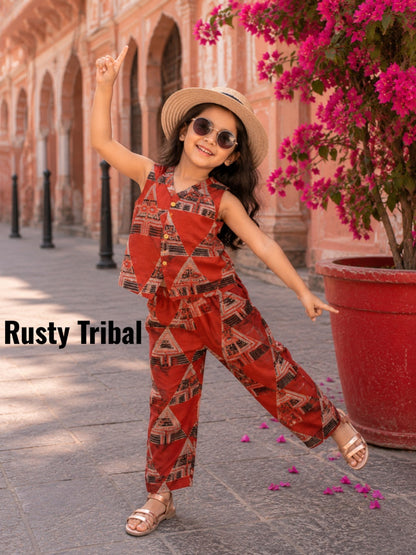 Indo Western Sleeveless Coords | 2yr to 9yrs | Trendy Outfits