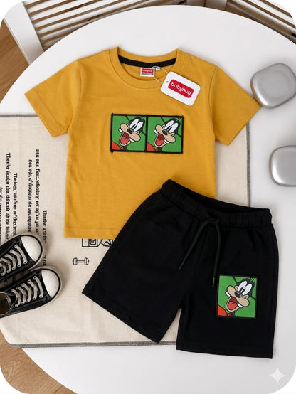 Boys Premium Cotton Summer Short Set | Half Sleeve T-Shirt & Shorts Combo