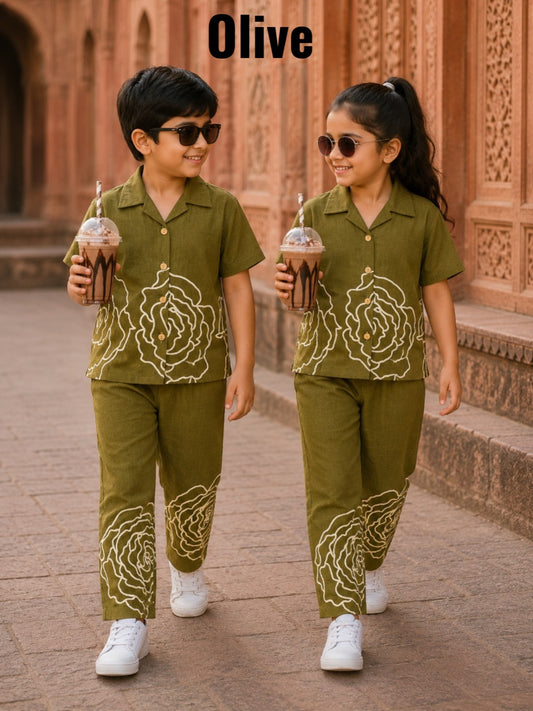 Pure Cotton unisex Coords - unisex | boys & girls 2 to 9yrs