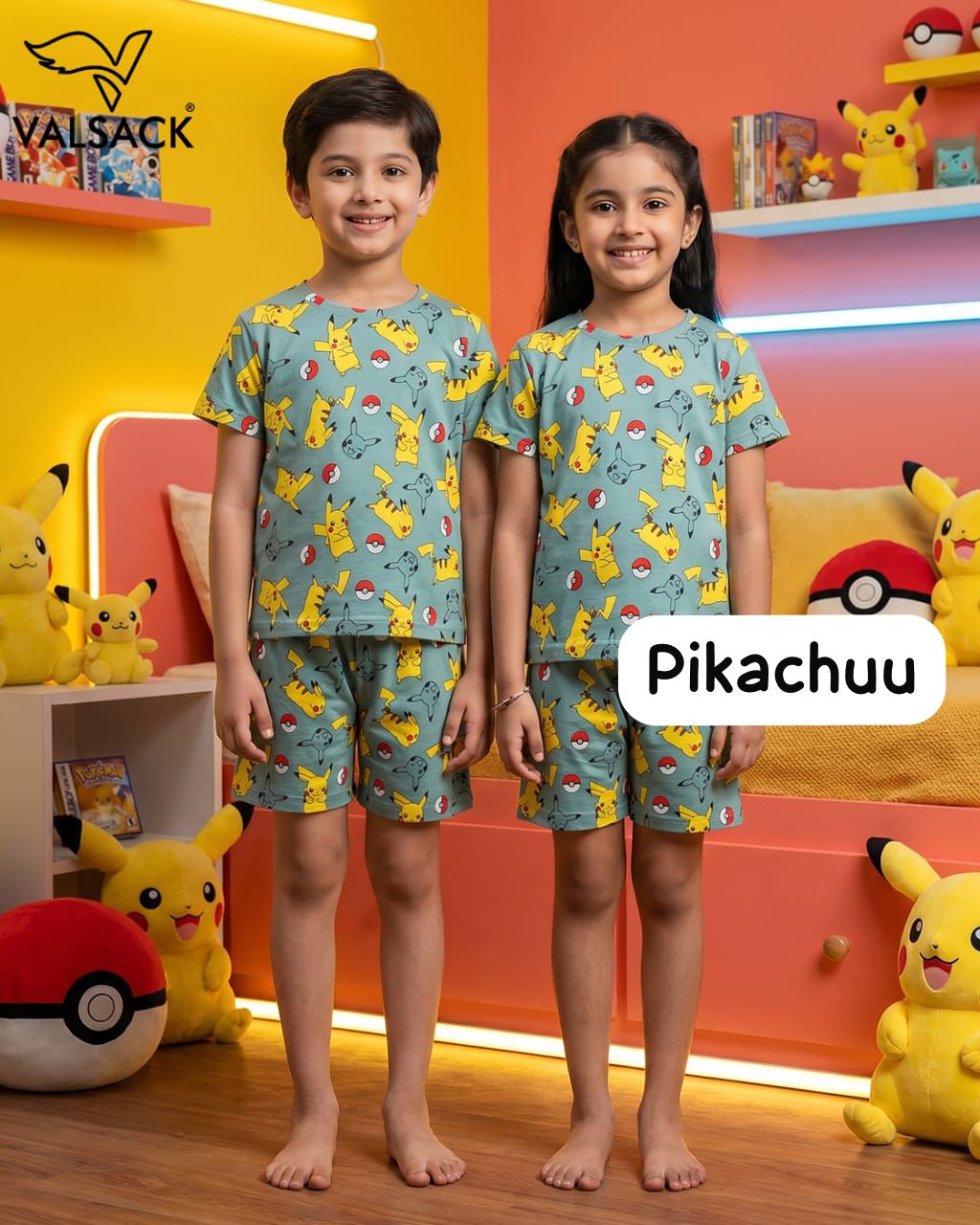 T-shirt & Short Sets boys and girls for 2-8yrs | Pure Cotton, Soft feels