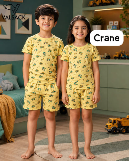 T-shirt & Short Sets boys and girls for 2-8yrs | Pure Cotton, Soft feels