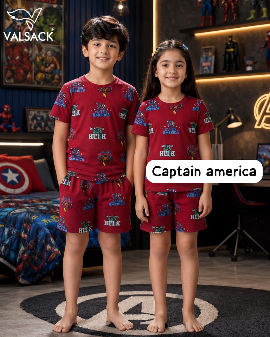 T-shirt & Short Sets boys and girls for 2-8yrs | Pure Cotton, Soft feels