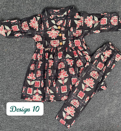 Summer Cotton Coords for Girls |1-2yrs size |Size 20 | Pure Aesthetic collection