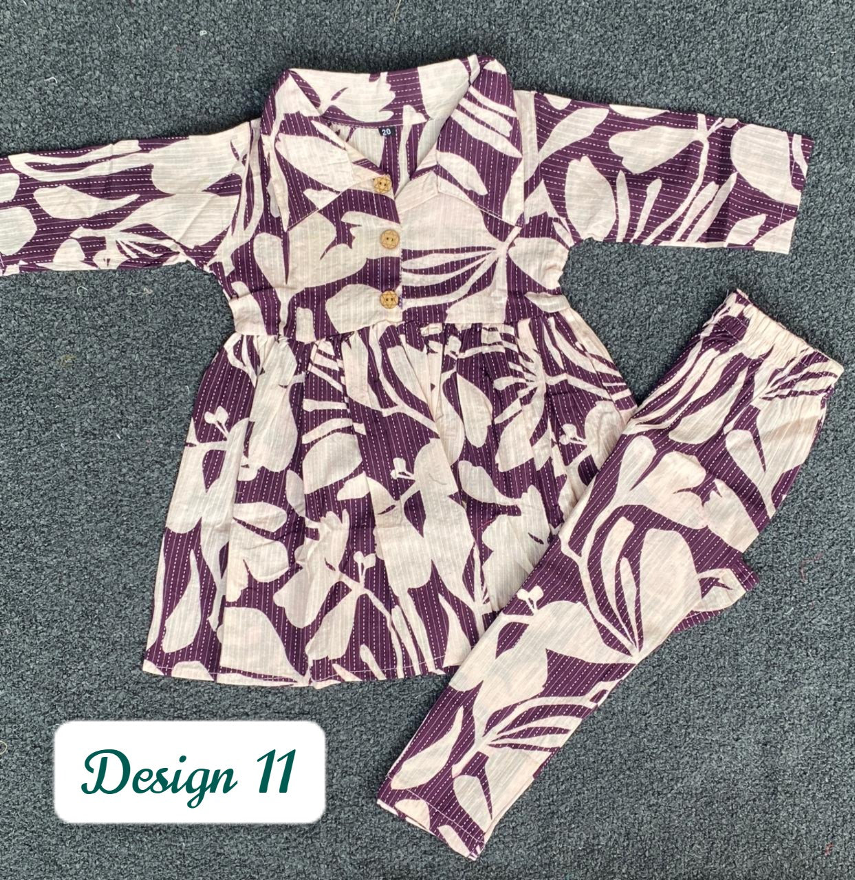 Summer Cotton Coords for Girls |1-2yrs size |Size 20 | Pure Aesthetic collection