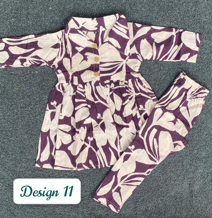 Summer Cotton Coords for Girls |1-2yrs size |Size 20 | Pure Aesthetic collection