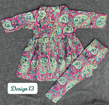 Summer Cotton Coords for Girls |1-2yrs size |Size 20 | Pure Aesthetic collection