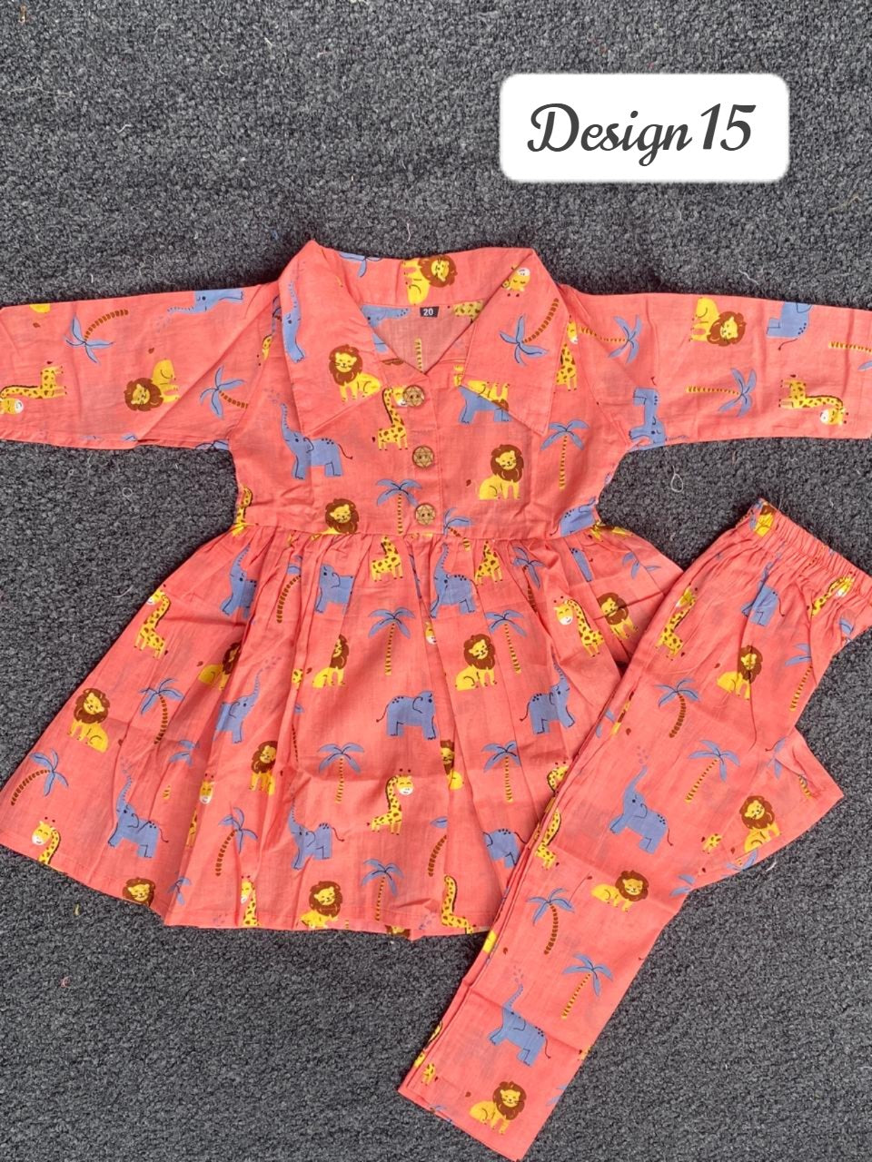Summer Cotton Coords for Girls |1-2yrs size |Size 20 | Pure Aesthetic collection