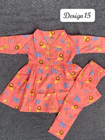 Summer Cotton Coords for Girls |1-2yrs size |Size 20 | Pure Aesthetic collection