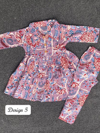 Summer Cotton Coords for Girls |2-3yrs size |Size 22 | Pure Aesthetic collection