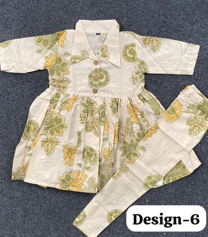Summer Cotton Coords for Girls |3-4yrs size |Size 24 | Pure Aesthetic collection