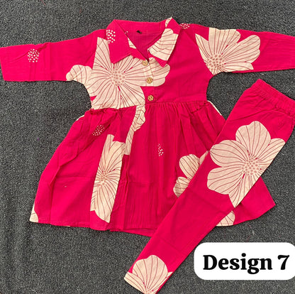 Summer Cotton Coords for Girls |3-4yrs size |Size 24 | Pure Aesthetic collection