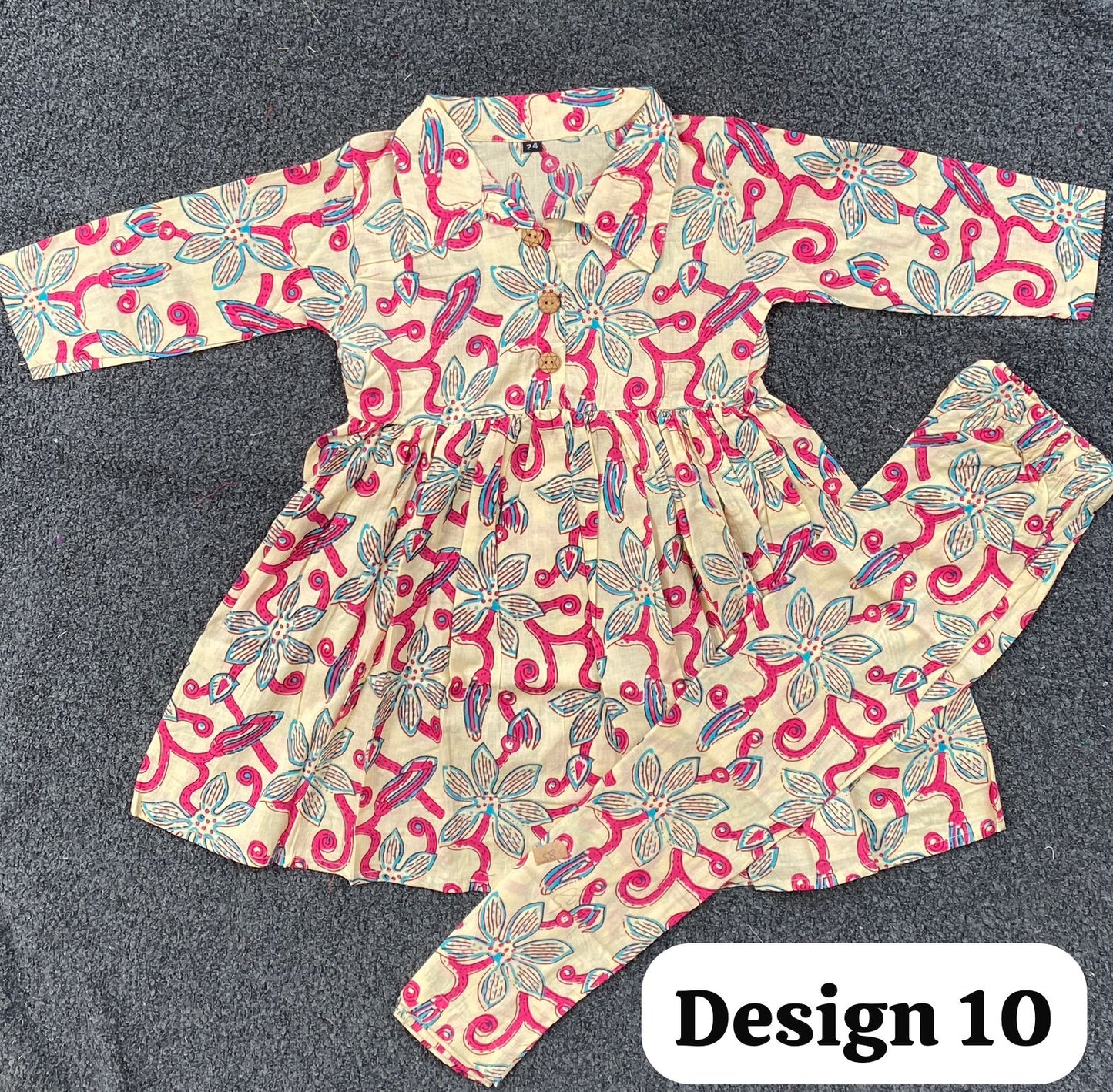 Summer Cotton Coords for Girls |3-4yrs size |Size 24 | Pure Aesthetic collection