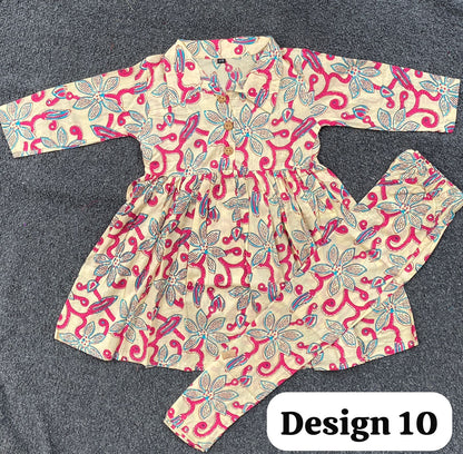 Summer Cotton Coords for Girls |3-4yrs size |Size 24 | Pure Aesthetic collection