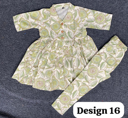 Summer Cotton Coords for Girls |3-4yrs size |Size 24 | Pure Aesthetic collection
