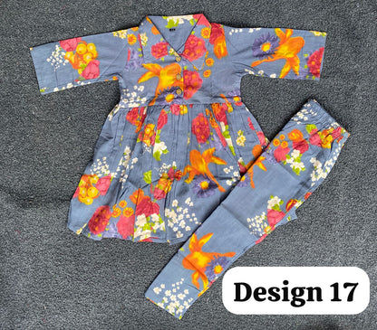 Summer Cotton Coords for Girls |3-4yrs size |Size 24 | Pure Aesthetic collection