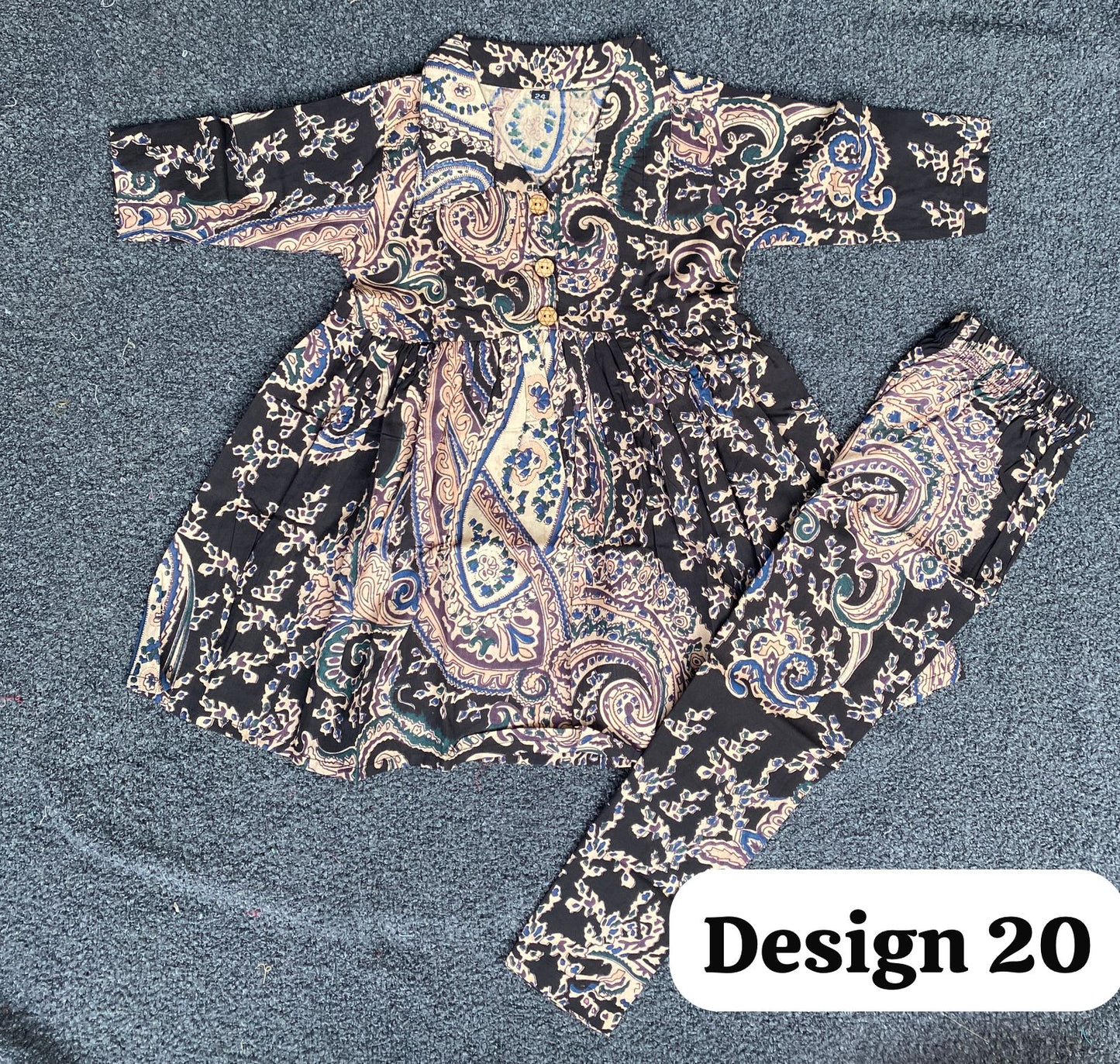 Summer Cotton Coords for Girls |3-4yrs size |Size 24 | Pure Aesthetic collection