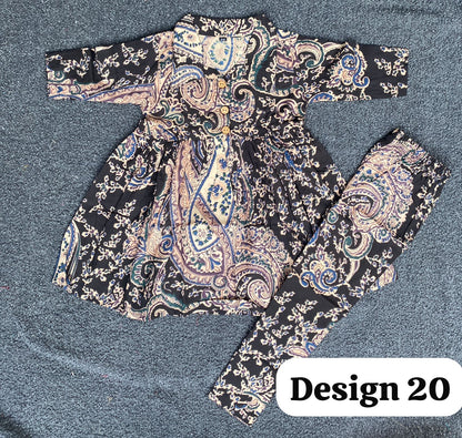Summer Cotton Coords for Girls |3-4yrs size |Size 24 | Pure Aesthetic collection