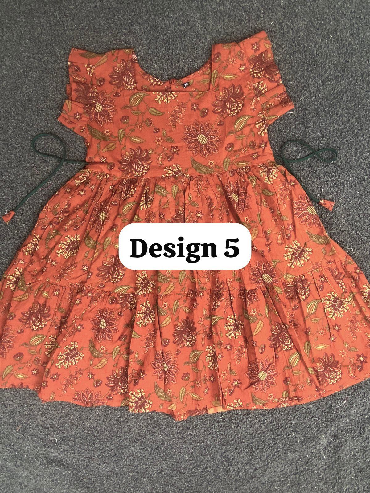Pure cotton frill sleeve frocks| jaipuri frocks| 5-6y| size 26