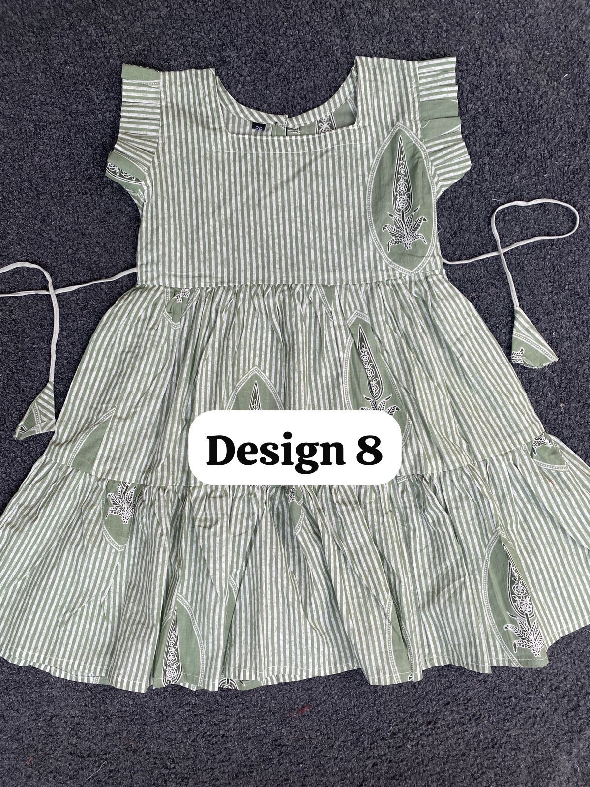 Pure cotton frill sleeve frocks| jaipuri frocks| 5-6y| size 26