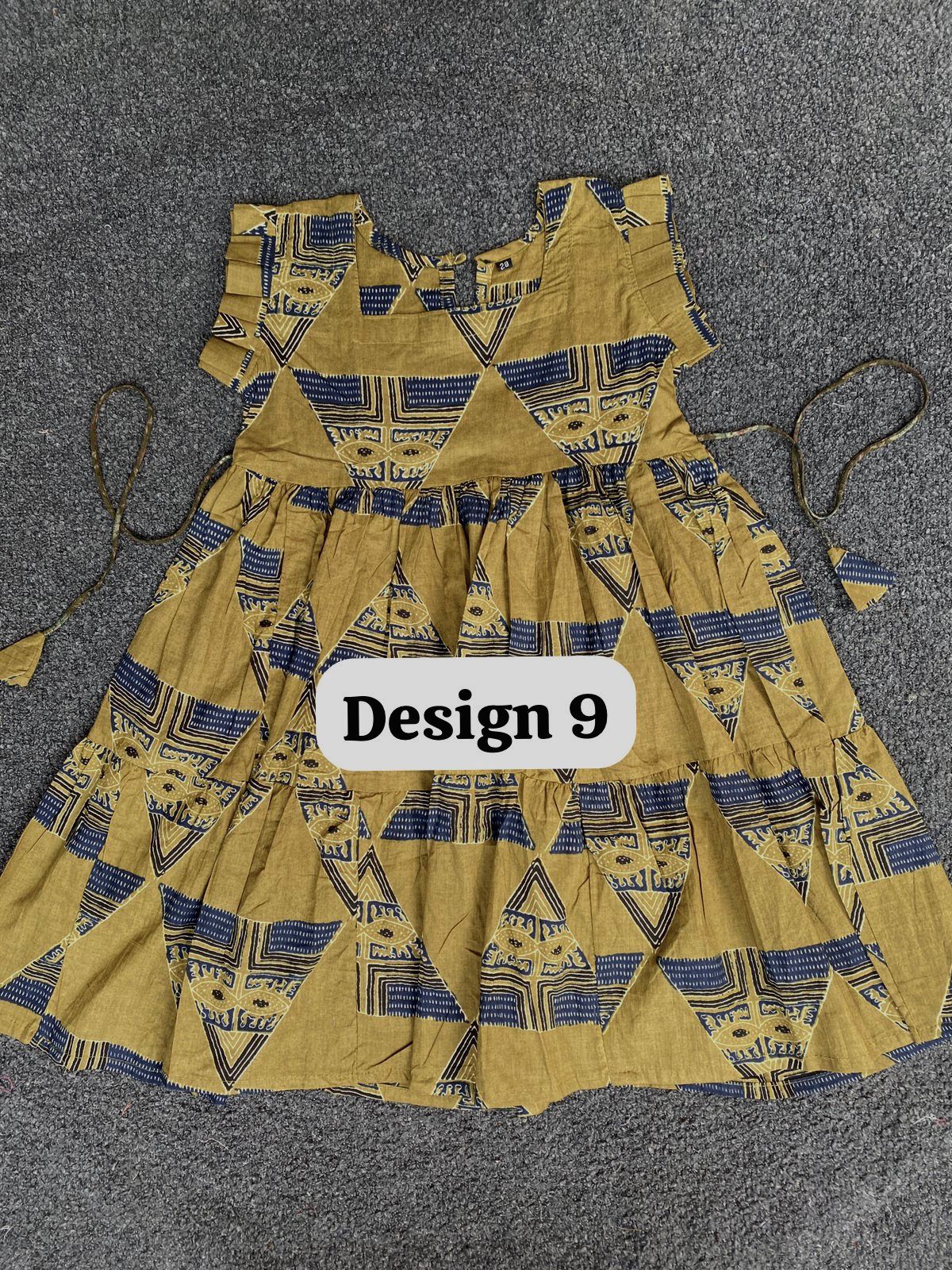 Pure cotton frill sleeve frocks| jaipuri frocks| 5-6y| size 26