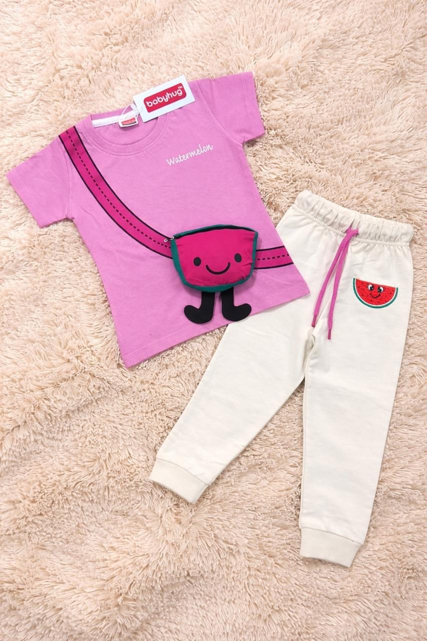 Stylish Fruit Zip Pouch Co-Ord Sets Unisex | 9 Months – 5 Years
