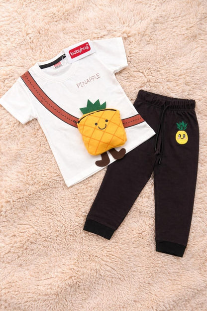 Stylish Fruit Zip Pouch Co-Ord Sets Unisex | 9 Months – 5 Years