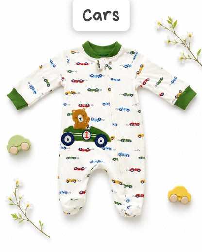 Footed Rompers-3-6months