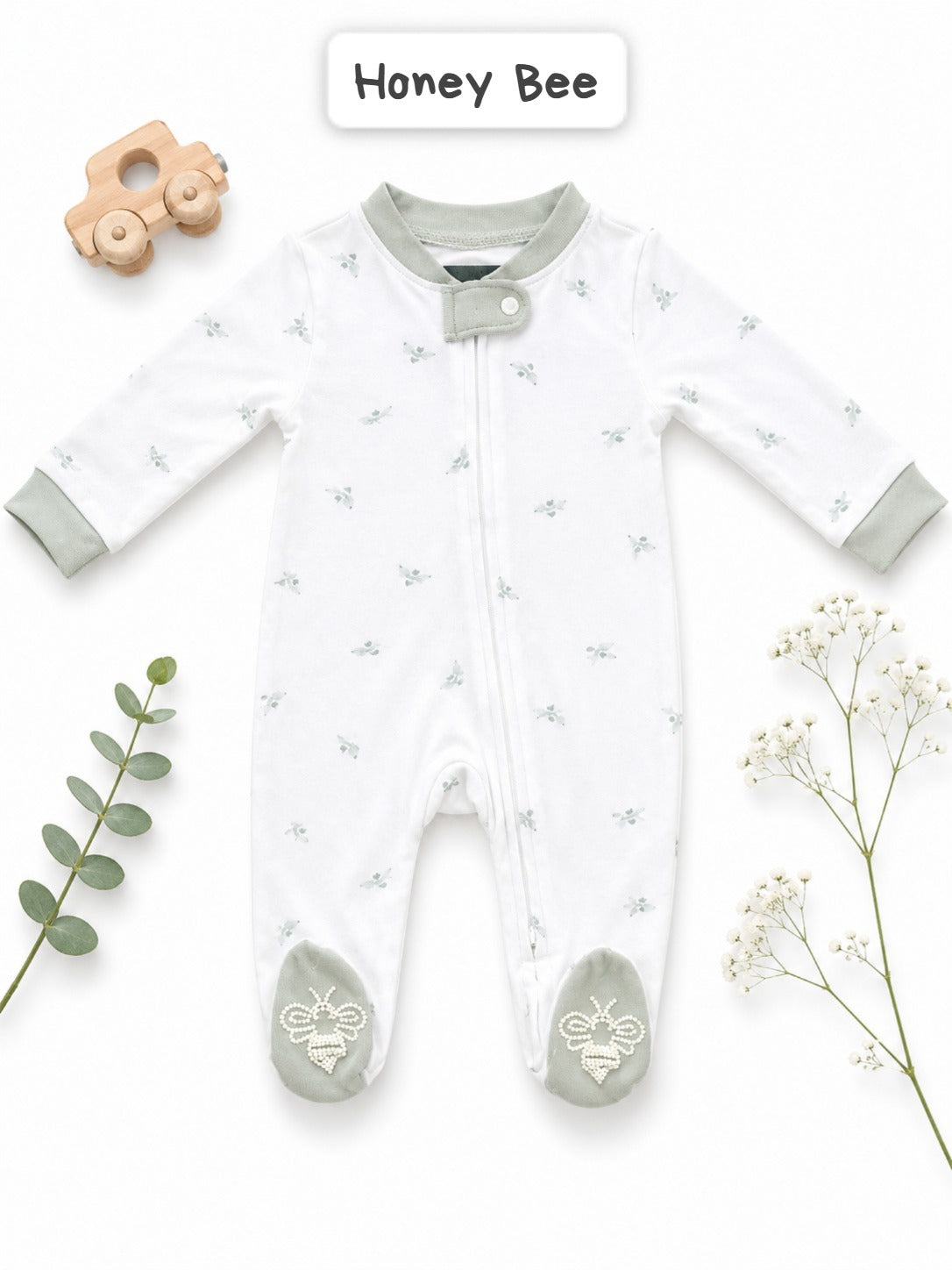 Footed Rompers-3-6months