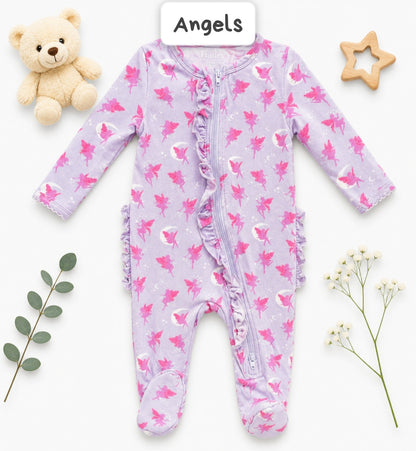 Footed Rompers-3-6months