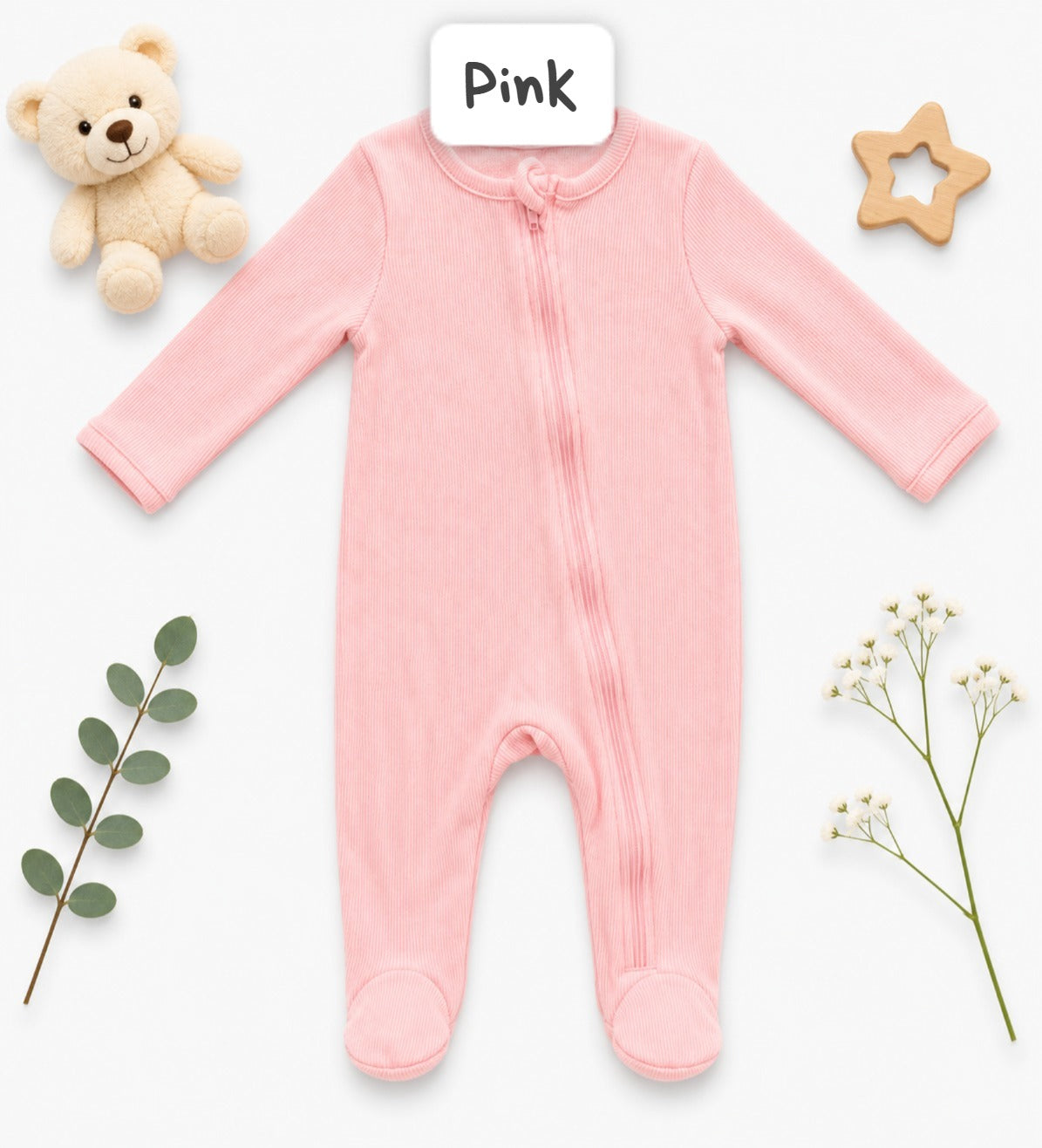 Footed Rompers-3-6months