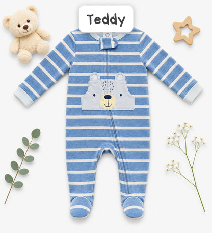 Footed Rompers-3-6months