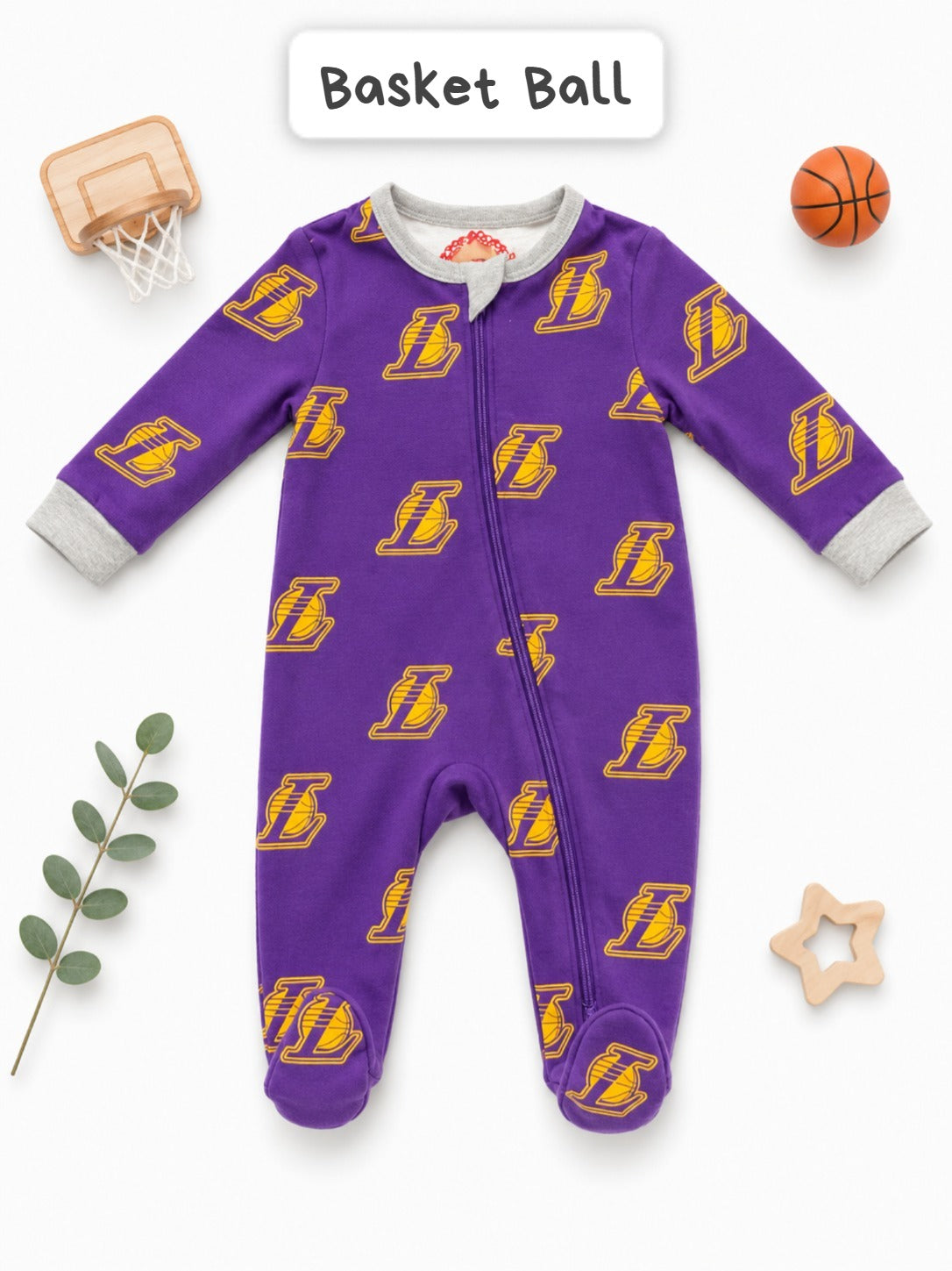 Footed Rompers-3-6months