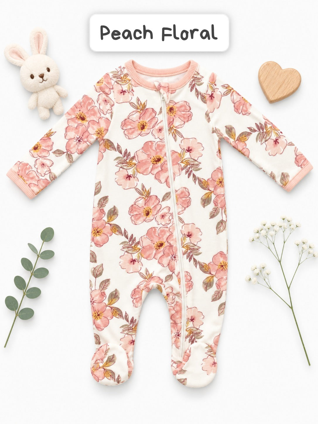 Footed Rompers-3-6months