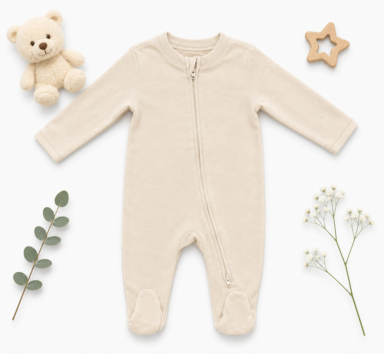 Footed Rompers-3-6months