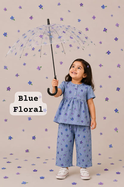 Front Open Flared Top & Pant Set | 6m to 5yrs| Extra Stylish Edition