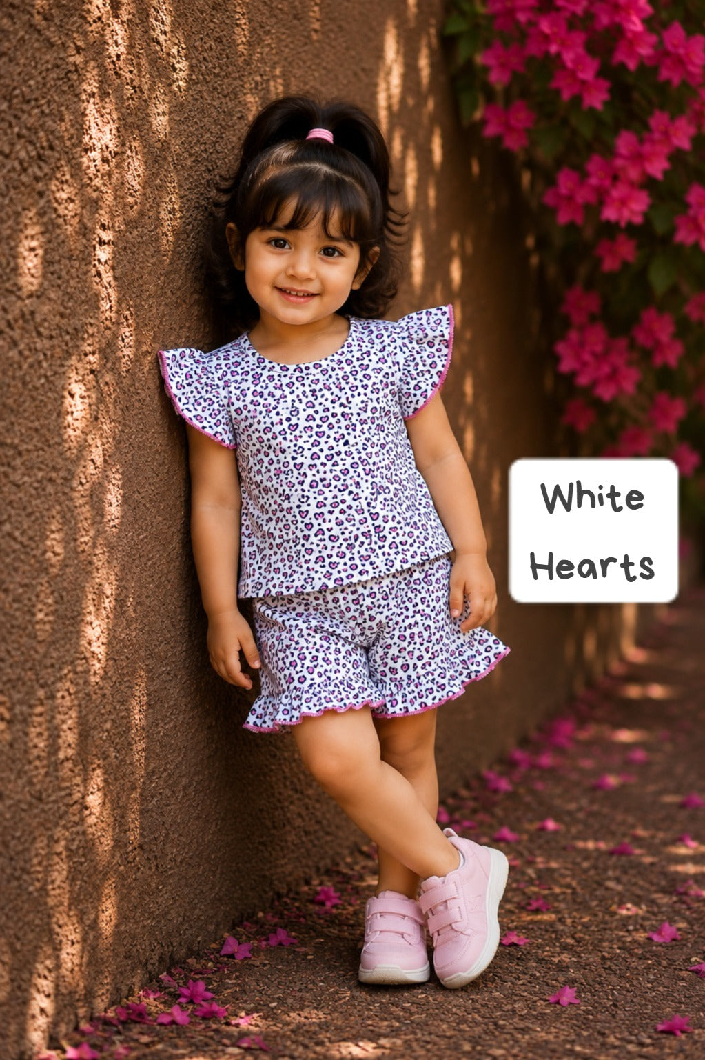 Soft Ribbed Cotton Frill Short Sets | 12m to 3yrs| Summer Edition