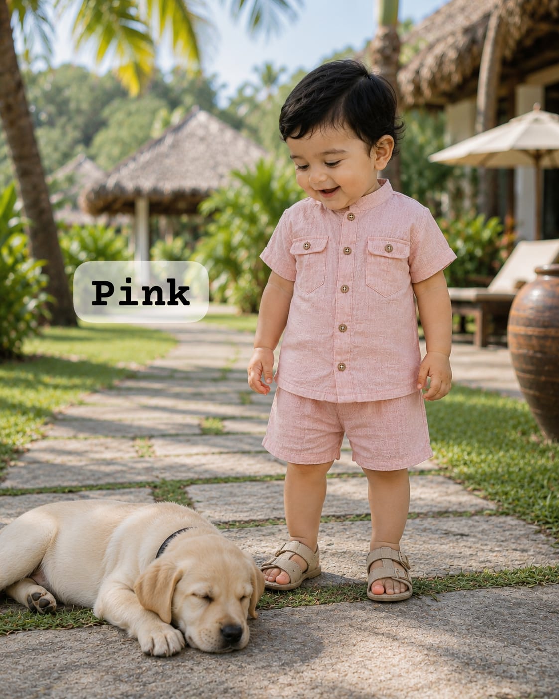 Muslin Double Pocket Short Sets | 3m to 24months