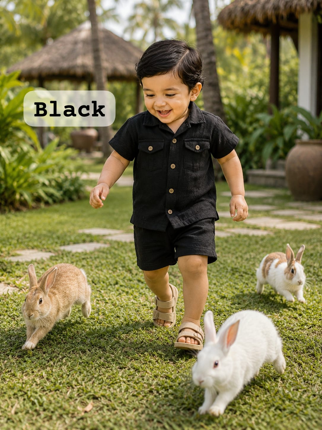 Muslin Double Pocket Short Sets | 3m to 24months