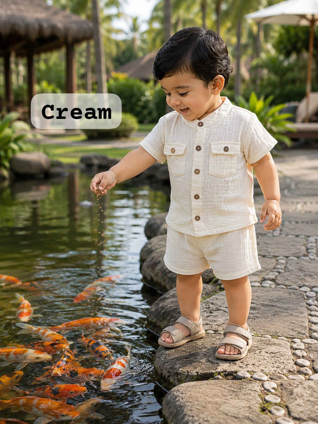 Muslin Double Pocket Short Sets | 3m to 24months