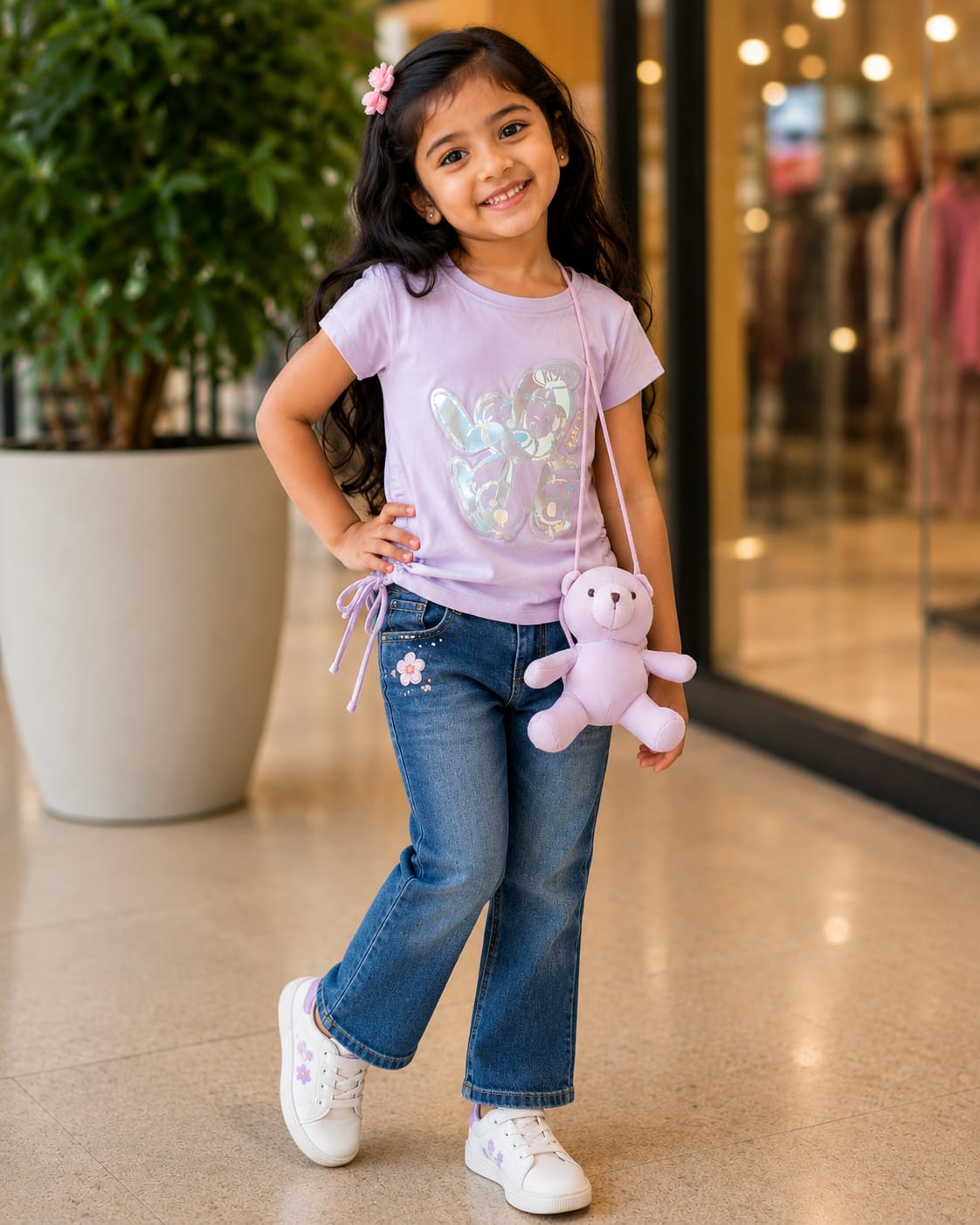 Teddy Buddy T-Shirt |2yrs to 7yrs | Teddy Bear Hanging
