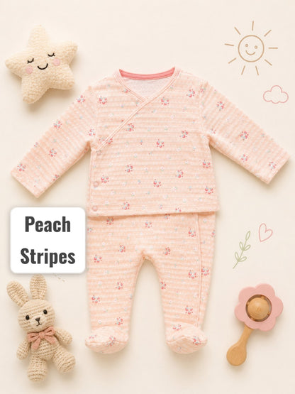 Footed Rompers |sleepsuits- 0-3 Months