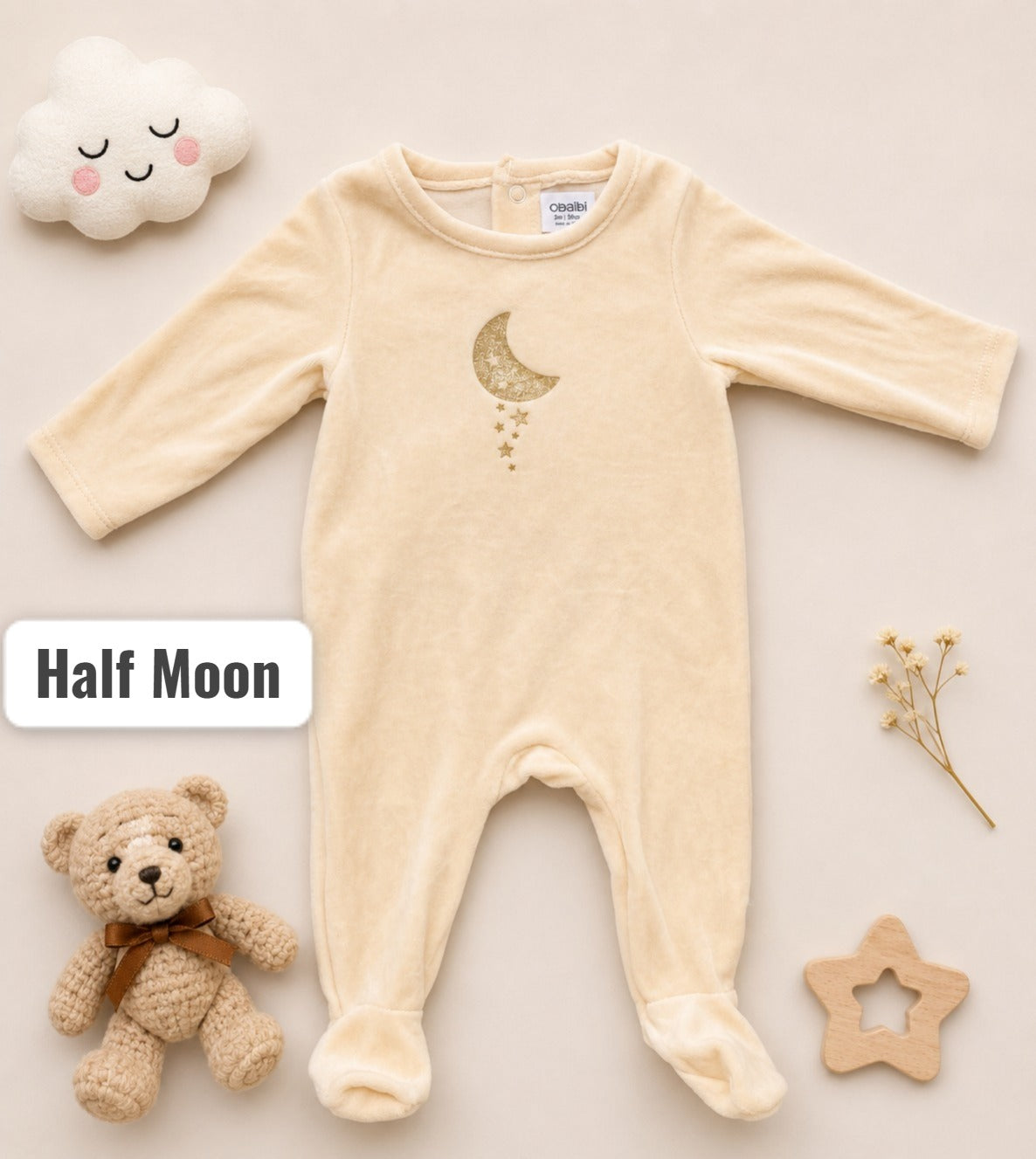 Footed Rompers |sleepsuits- 0-3 Months