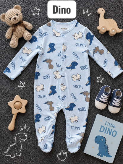Footed Rompers|sleepsuits -6-9 Months