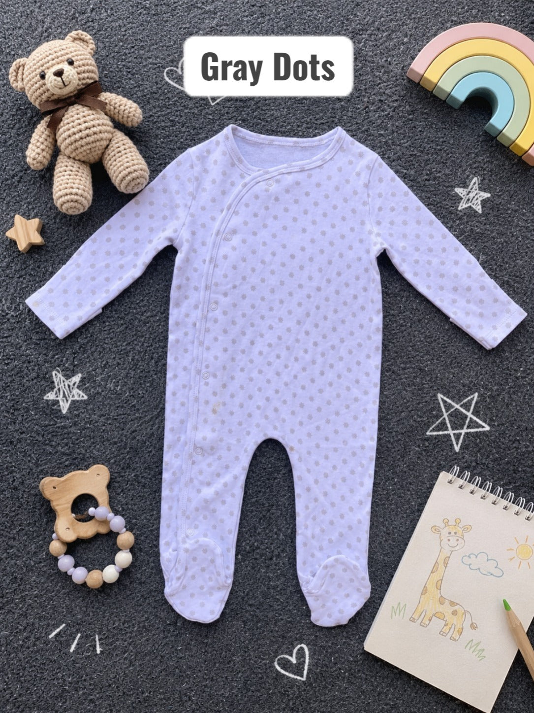 Footed Rompers| sleepsuits -3-6months