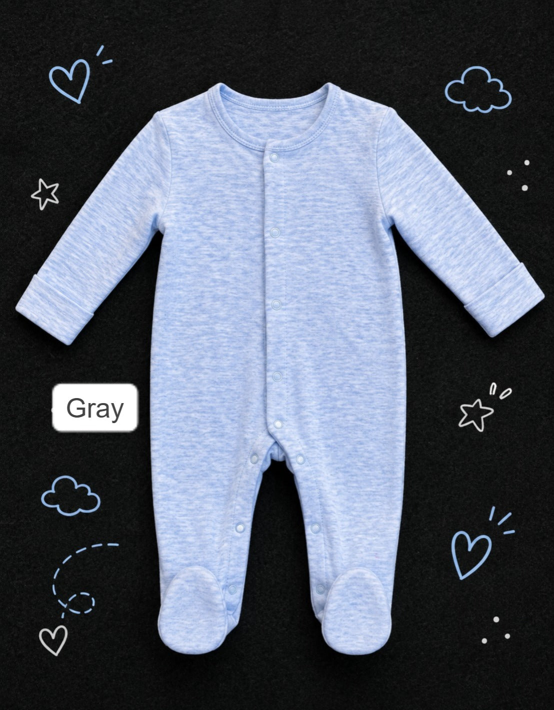 Footed Rompers|sleepsuits-9-12 Months