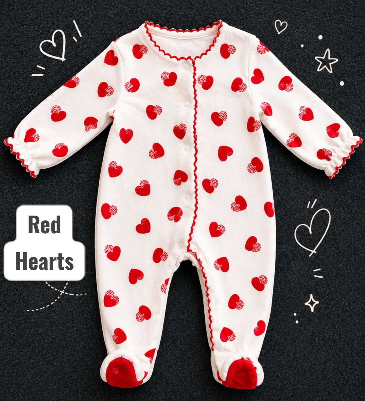 Footed Rompers|sleepsuits -6-9 Months