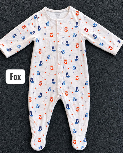 Footed Rompers|sleepsuits -6-9 Months
